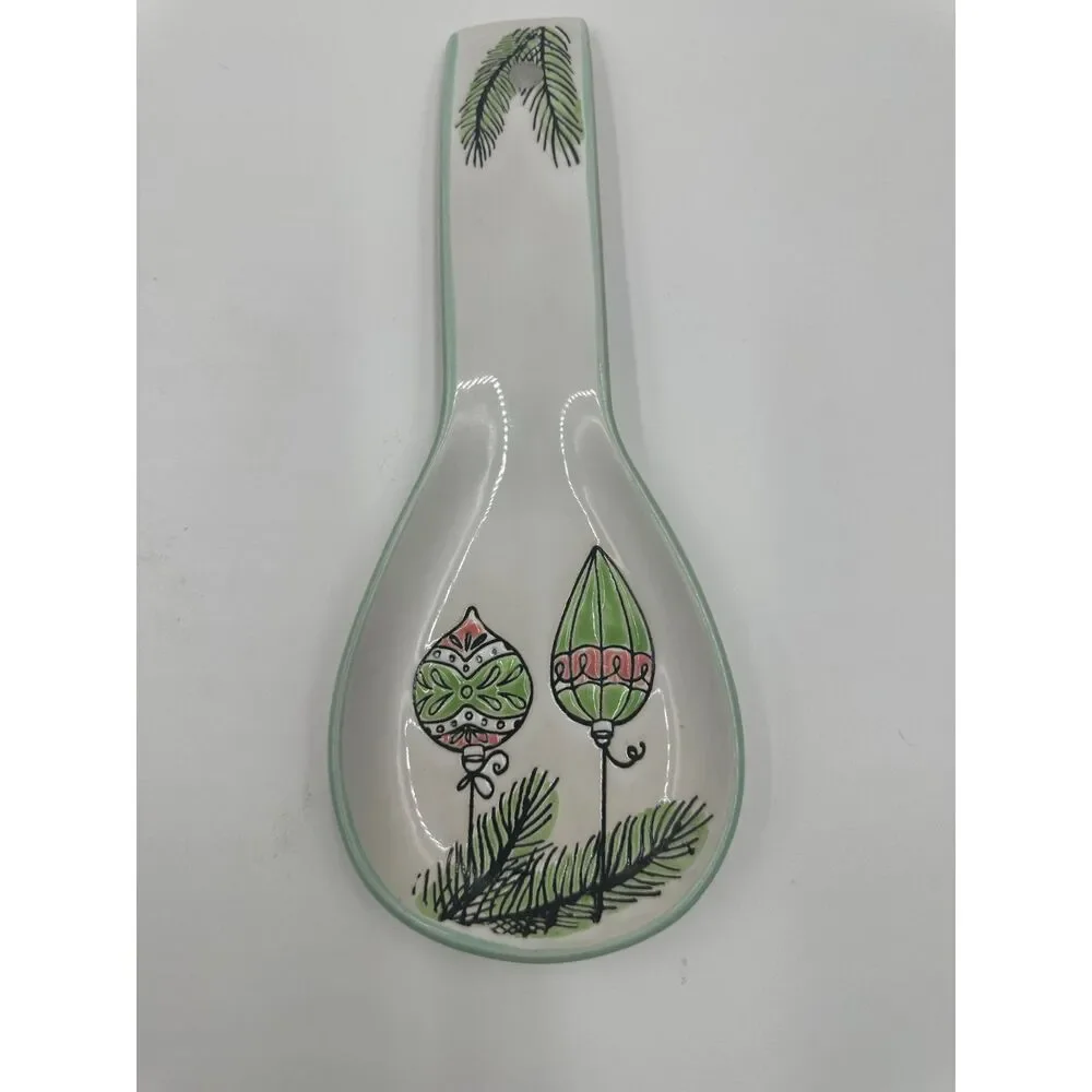 Spectrum Designs Spoon Rest Christmas Ornaments Etched Design 10